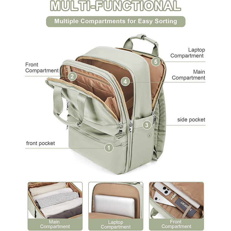 Travel-Compatible Multi-Function Backpack Bowlift