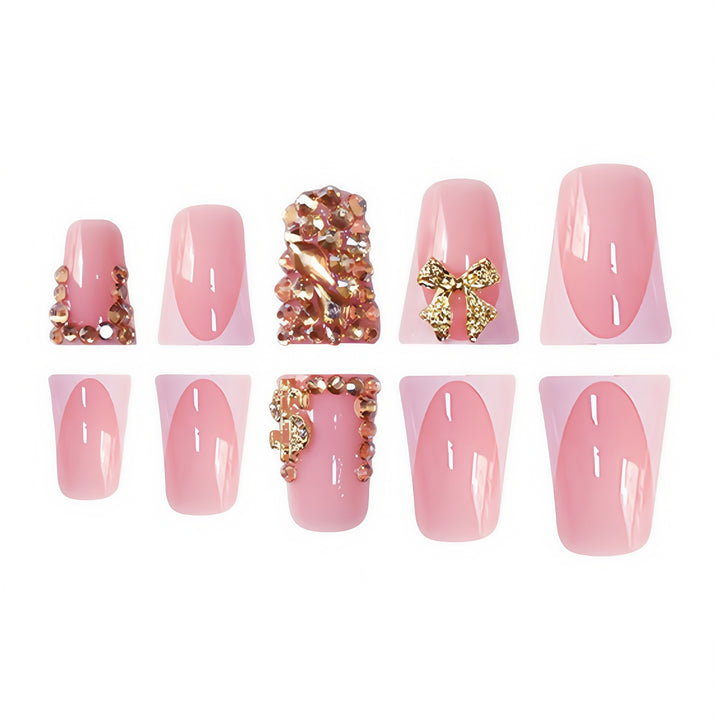 3D Decorative Press-On Nail Set Bowlift