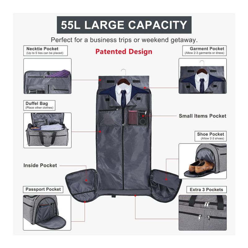 Large Capacity Travel Duffle Bag Bowlift