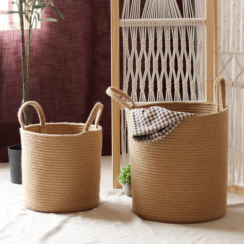 Handcrafted storage basket made of natural material Bowlift