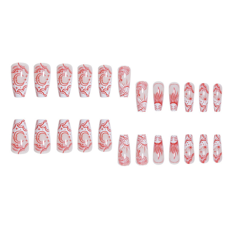 Artistic Long Press-On Nail Extensions Bowlift 1787913911