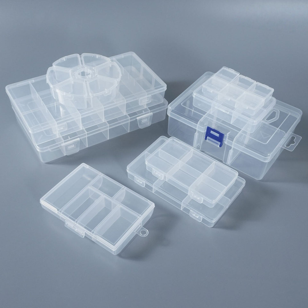 Multi-Section Craft Supply Storage Box Bowlift