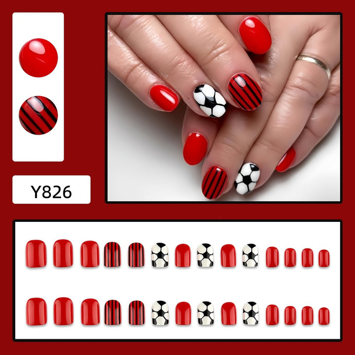 Creative football nail designs Bowlift