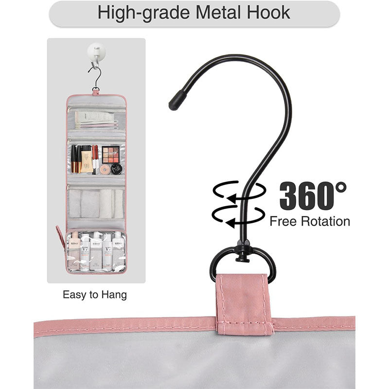 Multifunctional cosmetic bag with hook Bowlift