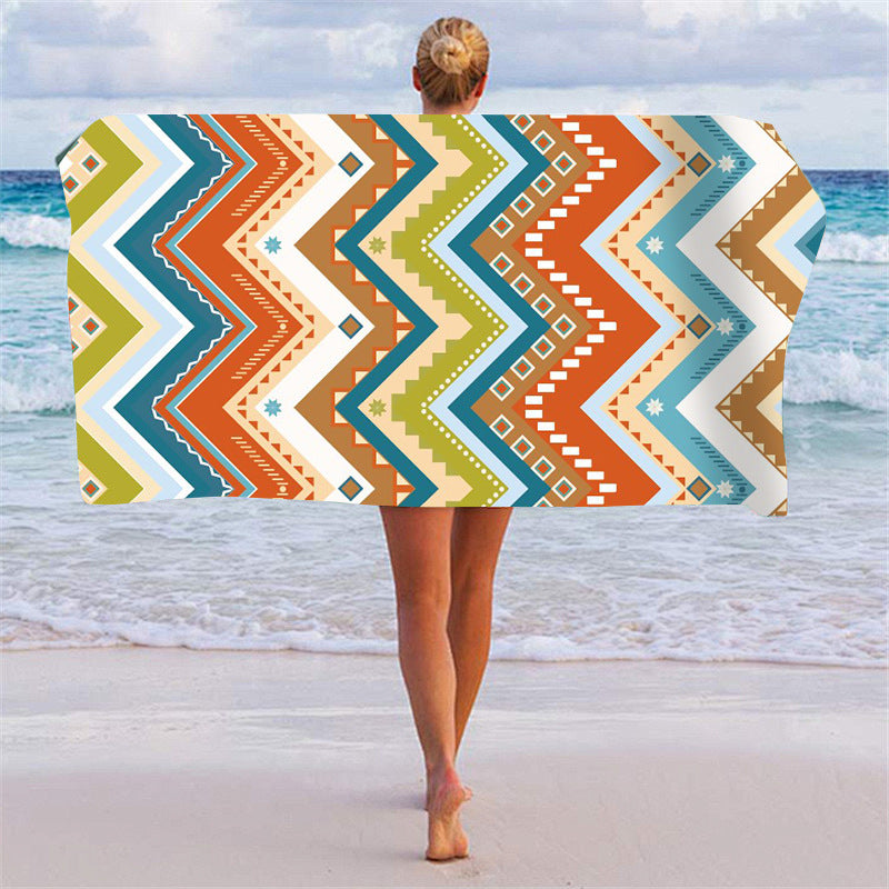 Beach towel with creative dollar design Bowlift