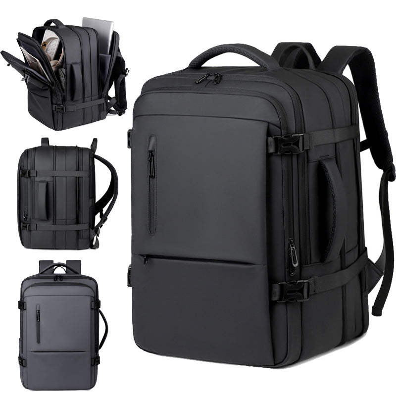 Functional backpack with special laptop compartment and optimal space utilization Bowlift