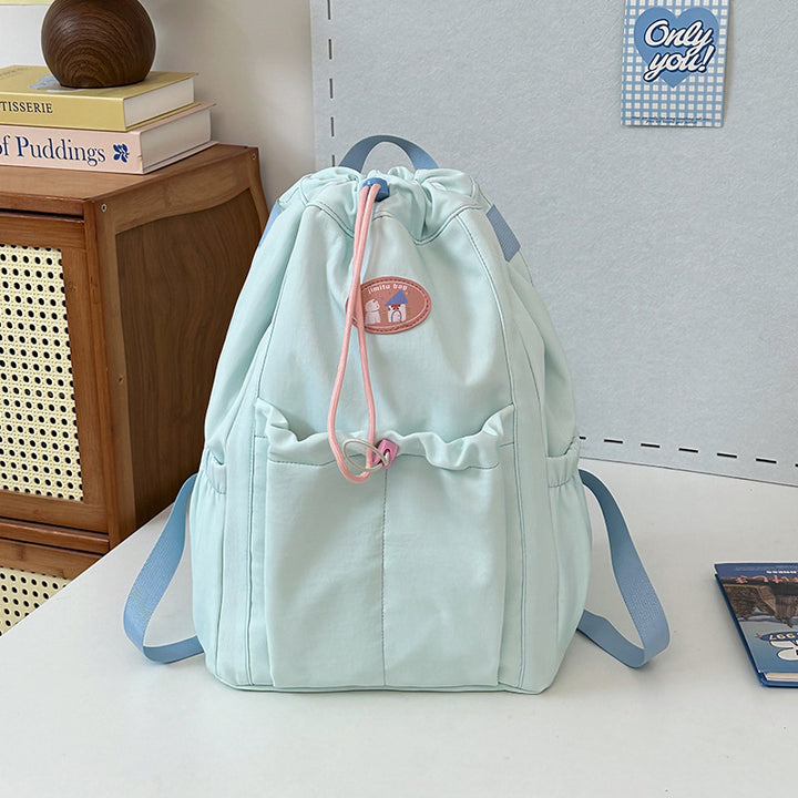 Cute Aesthetic Drawstring Backpack