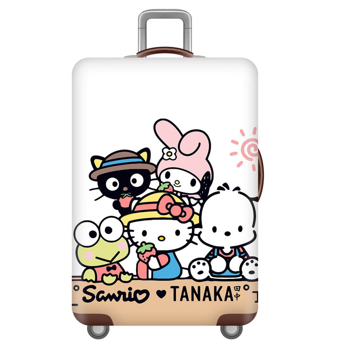 Unisex children's suitcase with reinforced hard shell, telescopic handle and Kuromi motif Bowlift
