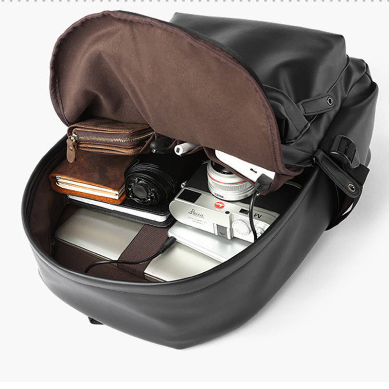 Elegant Backpack Made of Faux Leather Bowlift