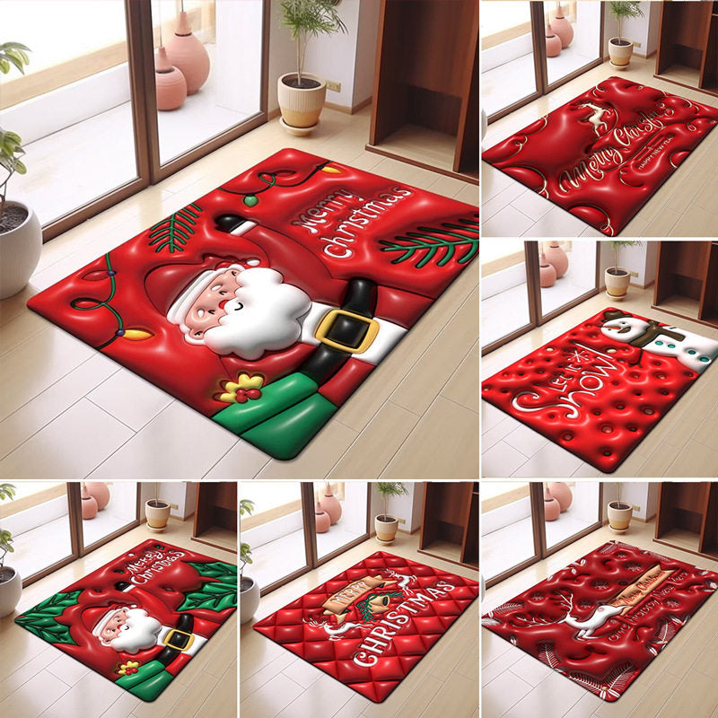 Christmas Themed Floor Mat Bowlift