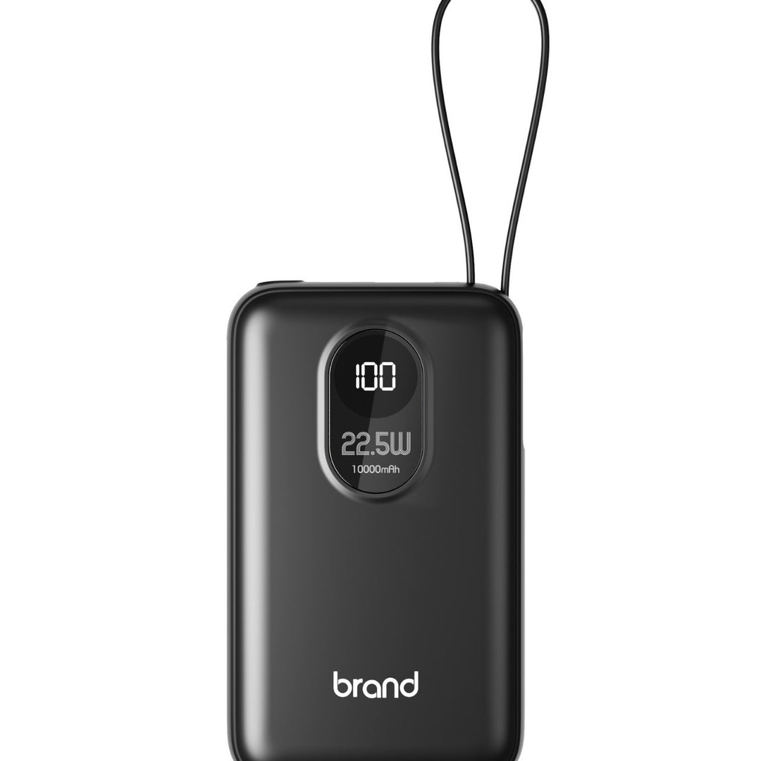 Portable Power Bank with Digital Charge Indicator and Intelligent Charging Port Bowlift