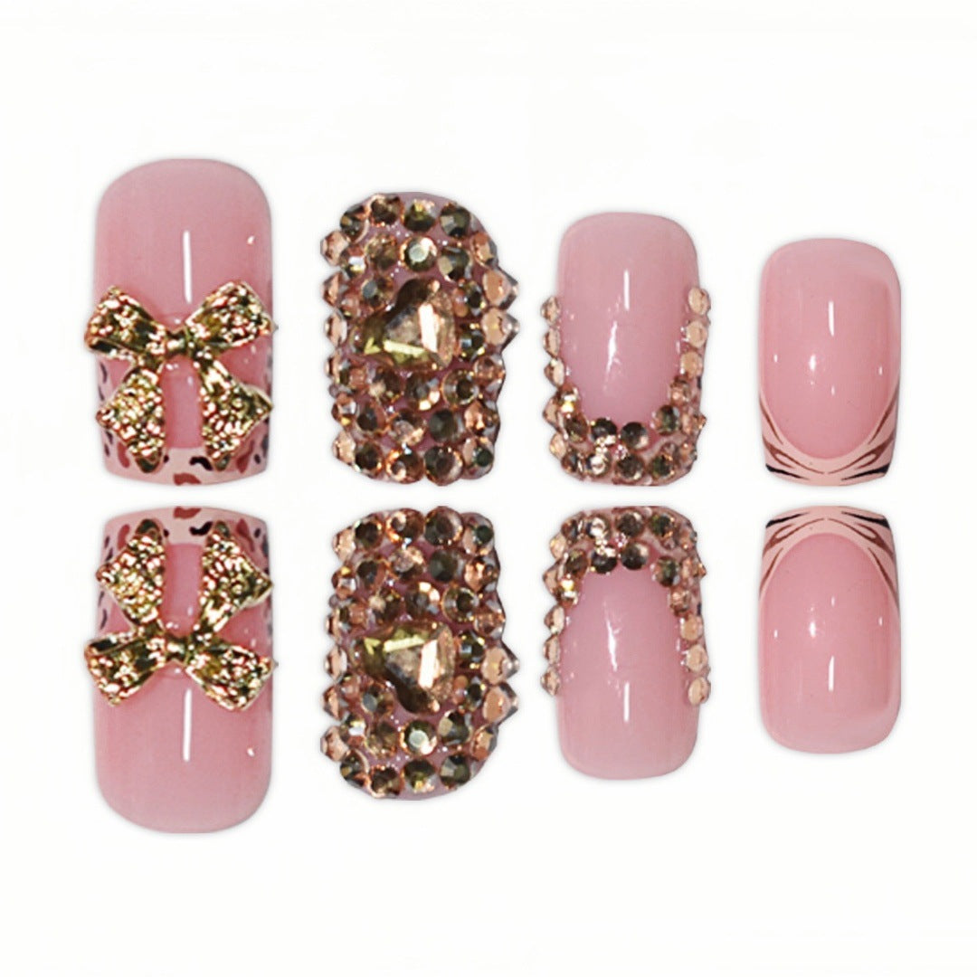 Luxury Decorative Press-On Nail Extensions Bowlift