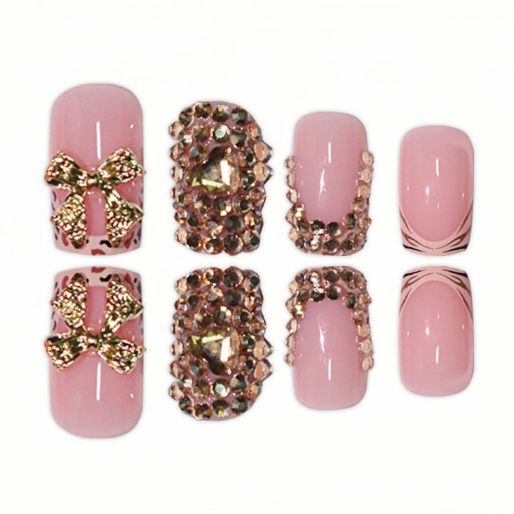 Luxury Decorative Press-On Nail Extensions Bowlift