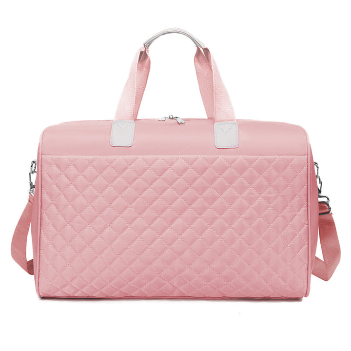 Quilted Travel Weekender Duffel Bag Bowlift
