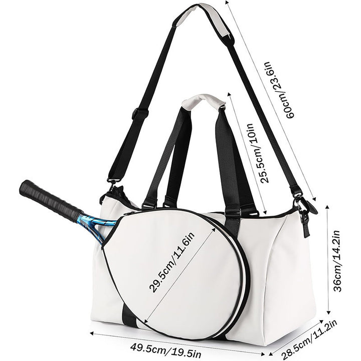 Practical sports bag with innovative compartment system Bowlift