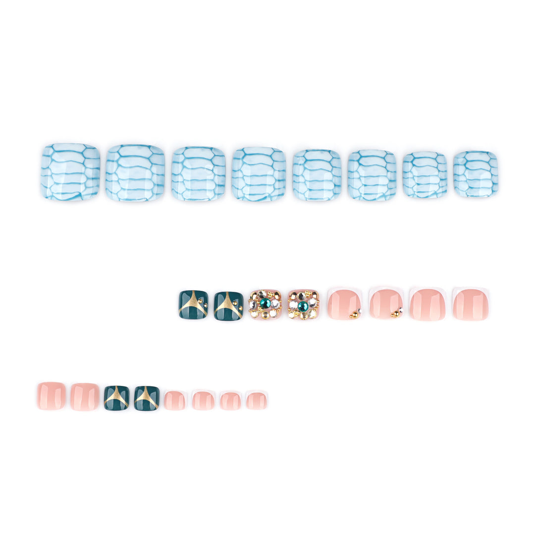 Artful toenail decoration Bowlift
