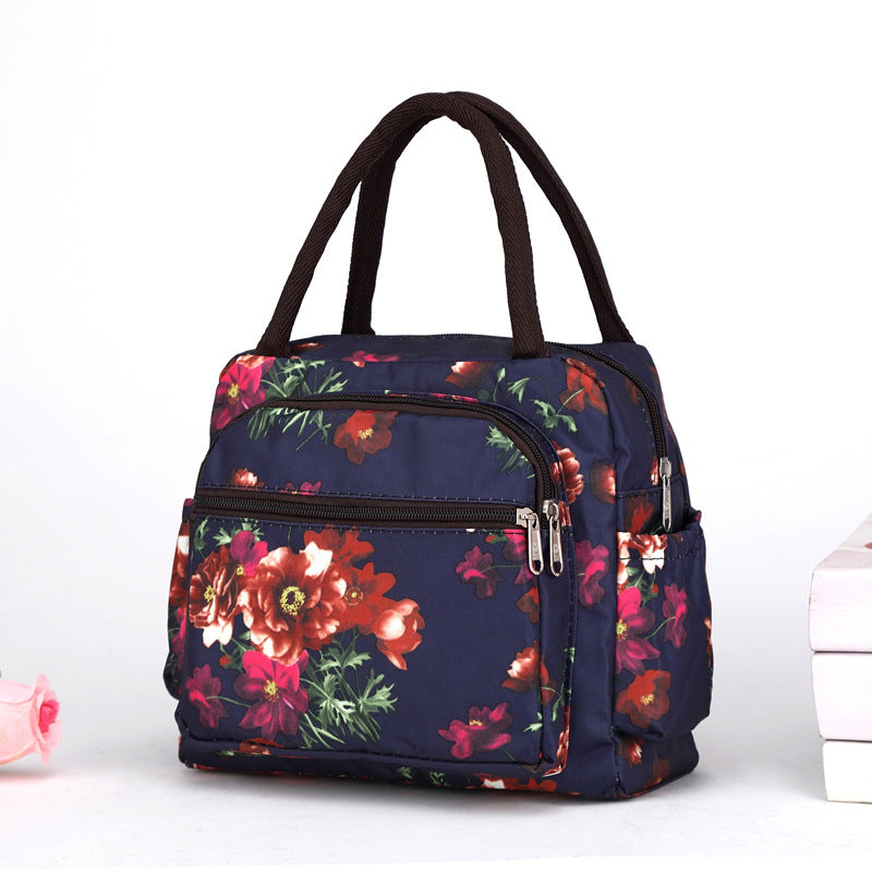 Cat Pattern Insulated Lunch Tote Bowlift