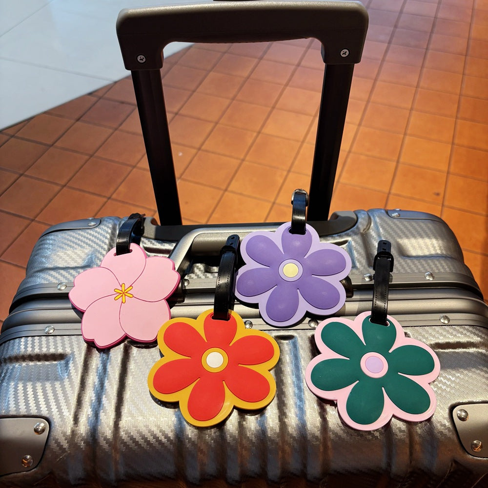 Floral Silicone Luggage Tag Bowlift