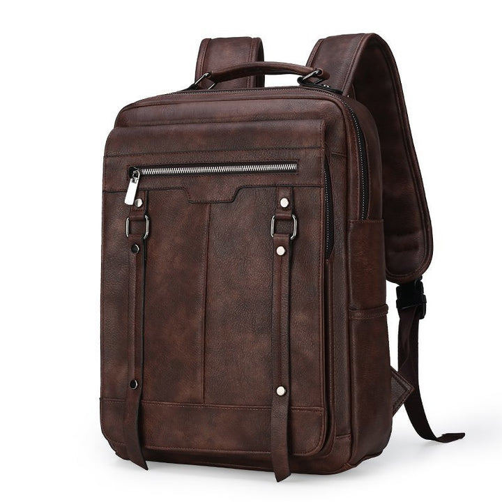 Premium Vintage Leather Backpack Bowlift