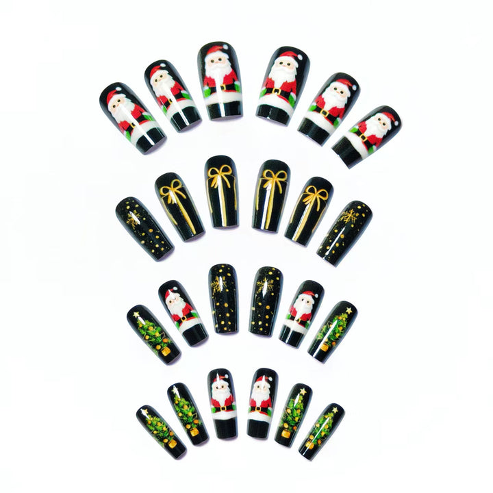 Holiday-Themed 3D Decorative Nail Art Bowlift
