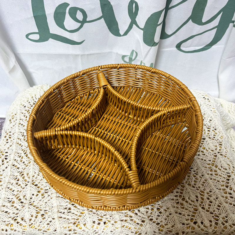 Round Woven Organizer Basket Bowlift