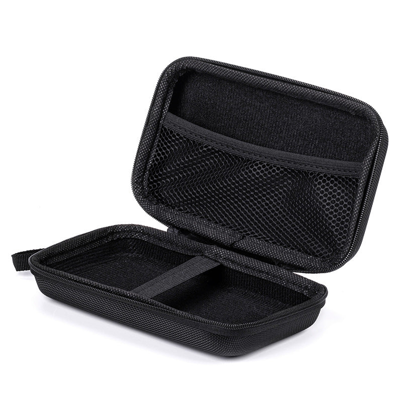 Compact hard-shell travel electronics organizer case Bowlift