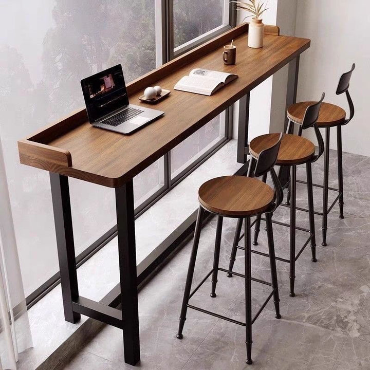 High-quality bar table with integrated storage Bowlift