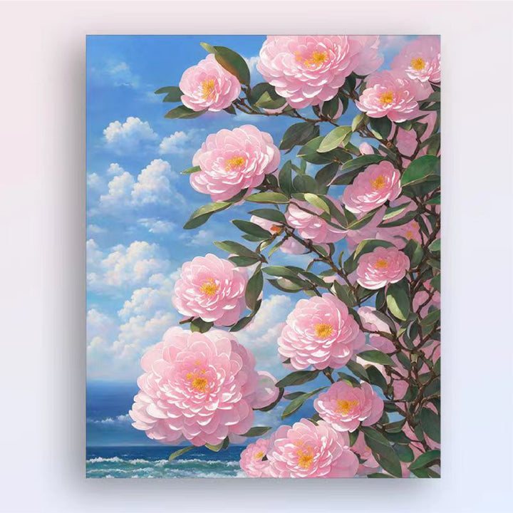 Floral Landscape Canvas Wall Art Bowlift