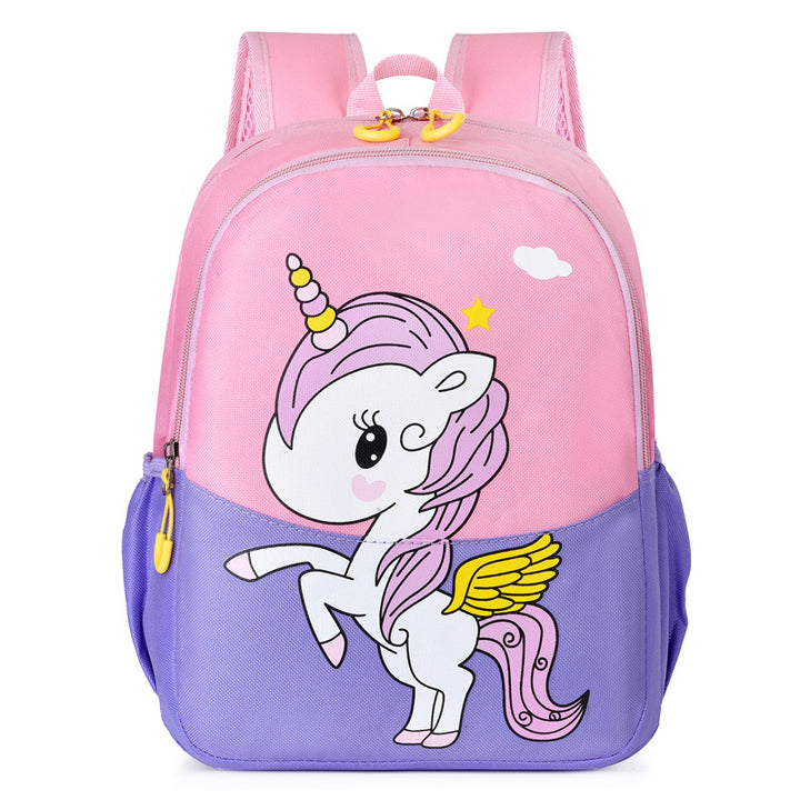 Unicorn-Themed Playful School Backpack Bowlift