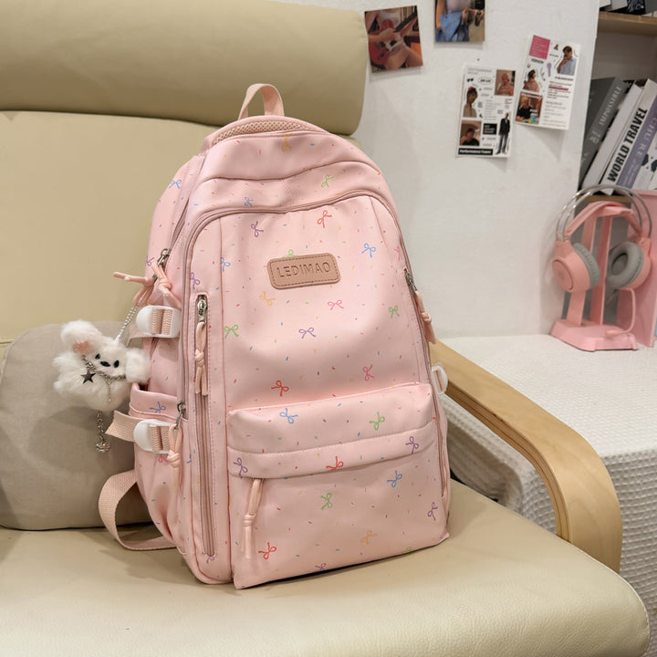 Versatile Patterned Casual Backpack