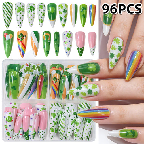 Festive Themed Press-On Nail Art Set Bowlift