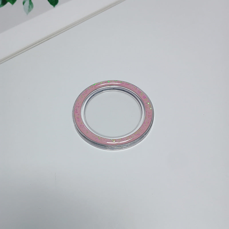 Decorative Transparent Compact Mirror Bowlift