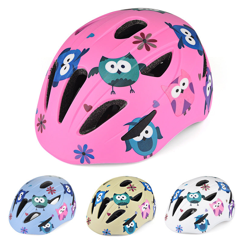 Children's Fun Animal Design Cycling Helmet Bowlift