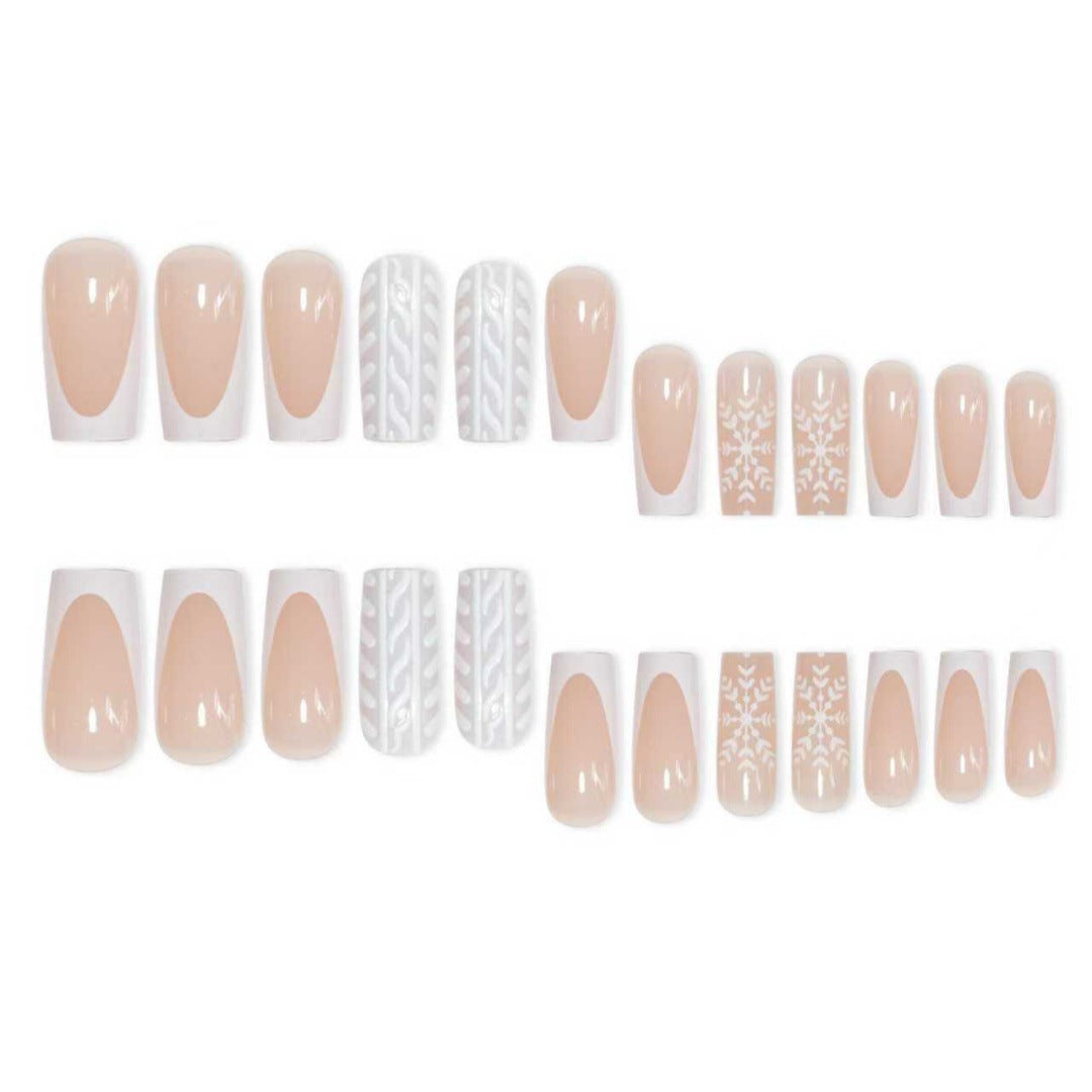 Seasonal French Tip Nail Art Set Bowlift