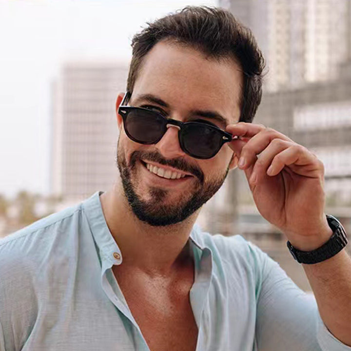 Men's Retro-Inspired Spectacle Frames Bowlift