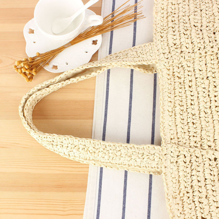 Generous Tote Bag Made from Handcrafted Natural Material Bowlift