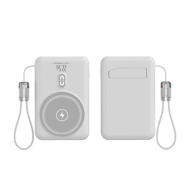 Portable power bank with inductive charging function and LED display Bowlift