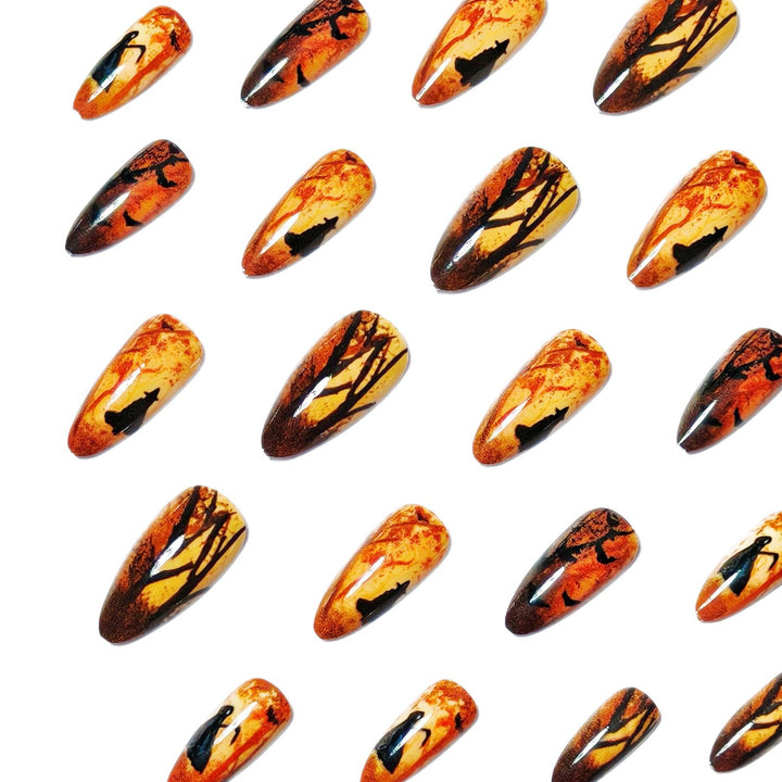 Artistic Halloween-Themed Nail Art Bowlift 1788155472