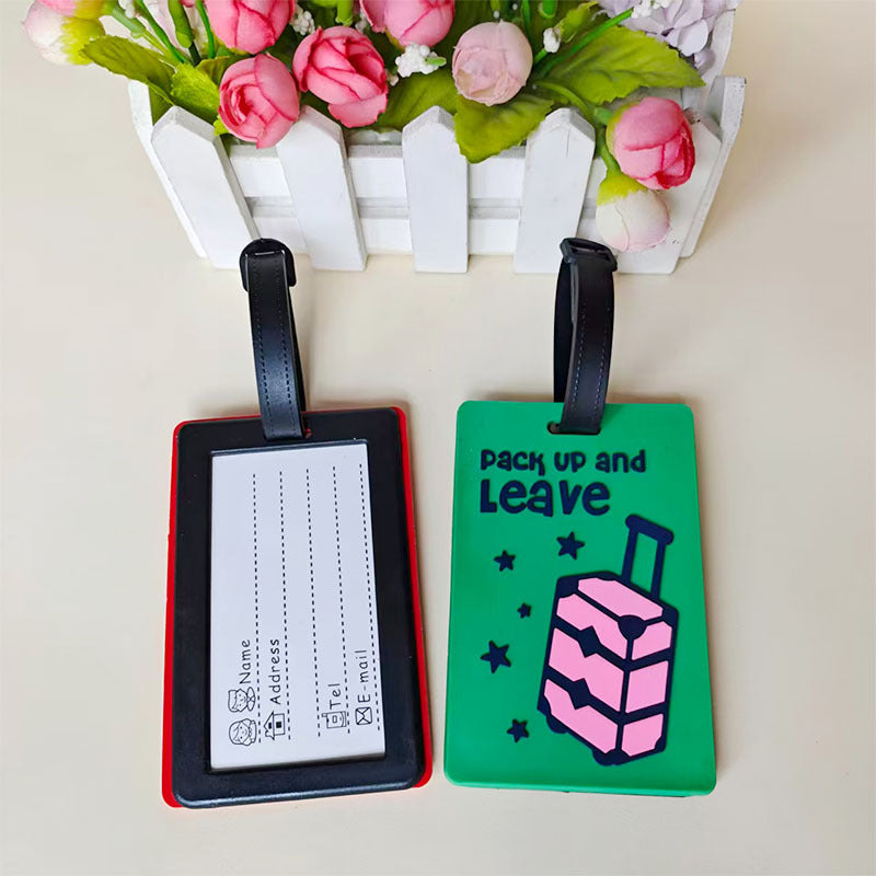 Unisex Vibrant Geometric Pattern Luggage Tag Bowlift