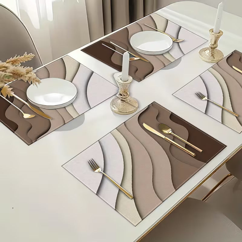 Floral Plant-Themed Table Mat