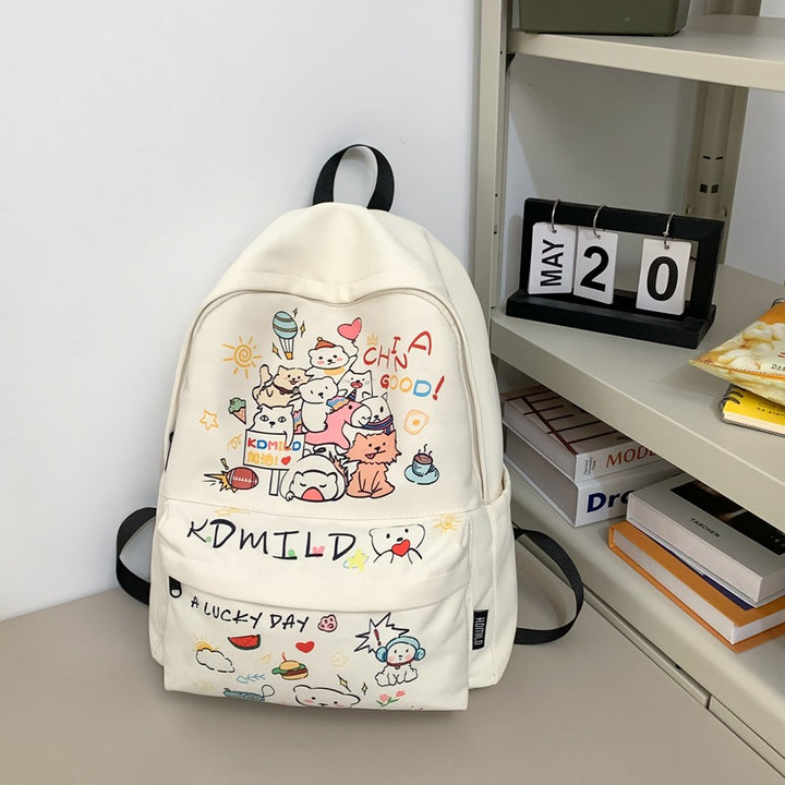 Cute Cartoon Character School Backpack Bowlift
