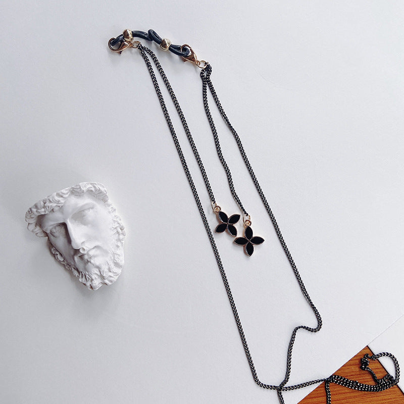 Fashionable glasses holder chain with star pendants Bowlift