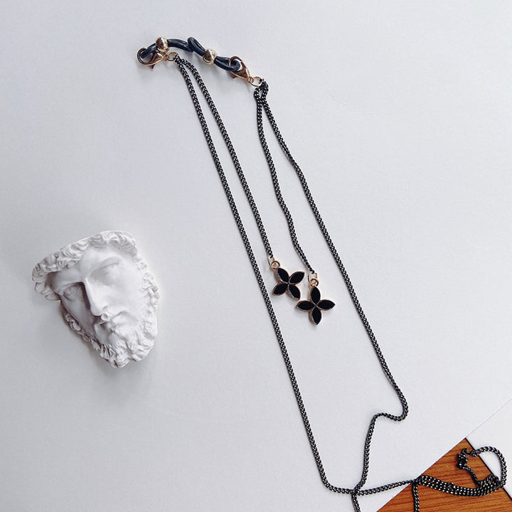 Fashionable glasses holder chain with star pendants Bowlift