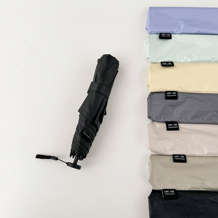 Women's Foldable Sun Protection Umbrella with Ultralight Design Bowlift