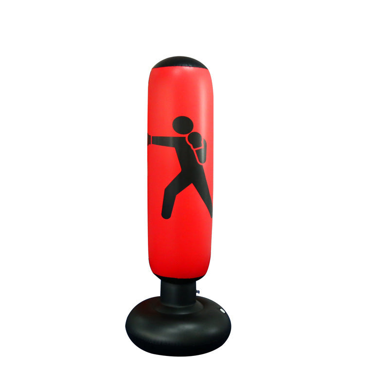 Unisex Inflatable Punching Bag with Stable Stand Base Bowlift
