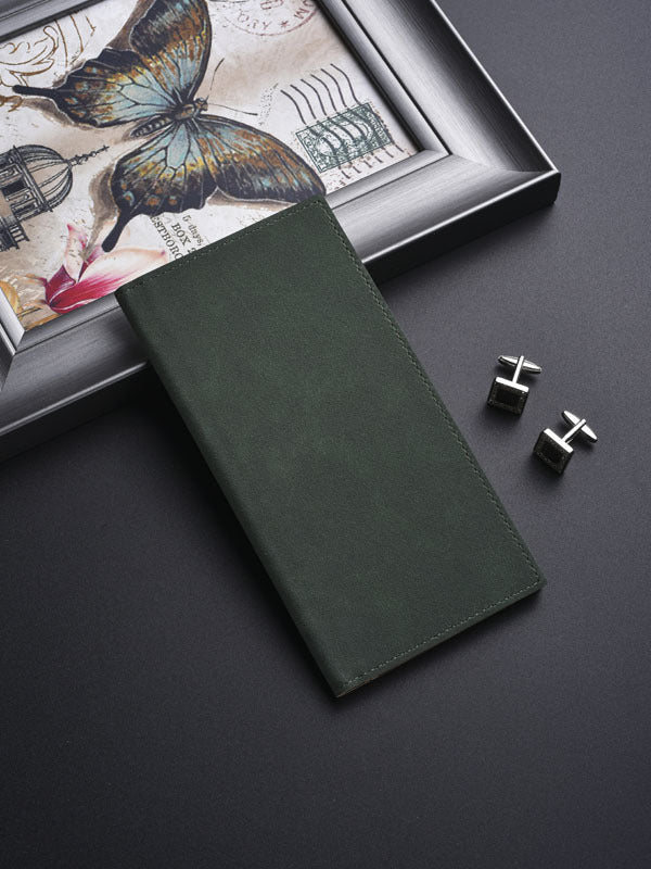 Elegant Long Leather Wallet Bowlift