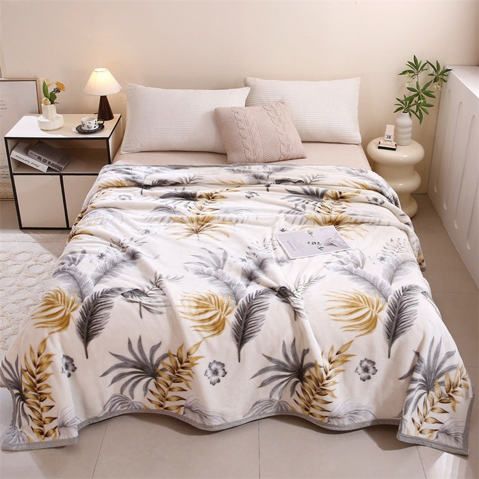 Women soft plush blanket with playful design Bowlift