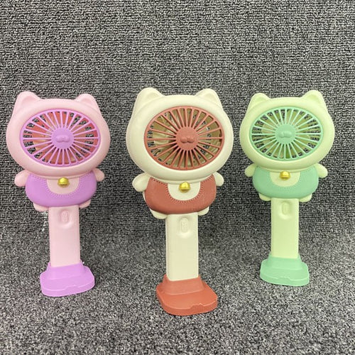 Unisex Portable Mini Hand Fan in Cute Cat Design Bowlift