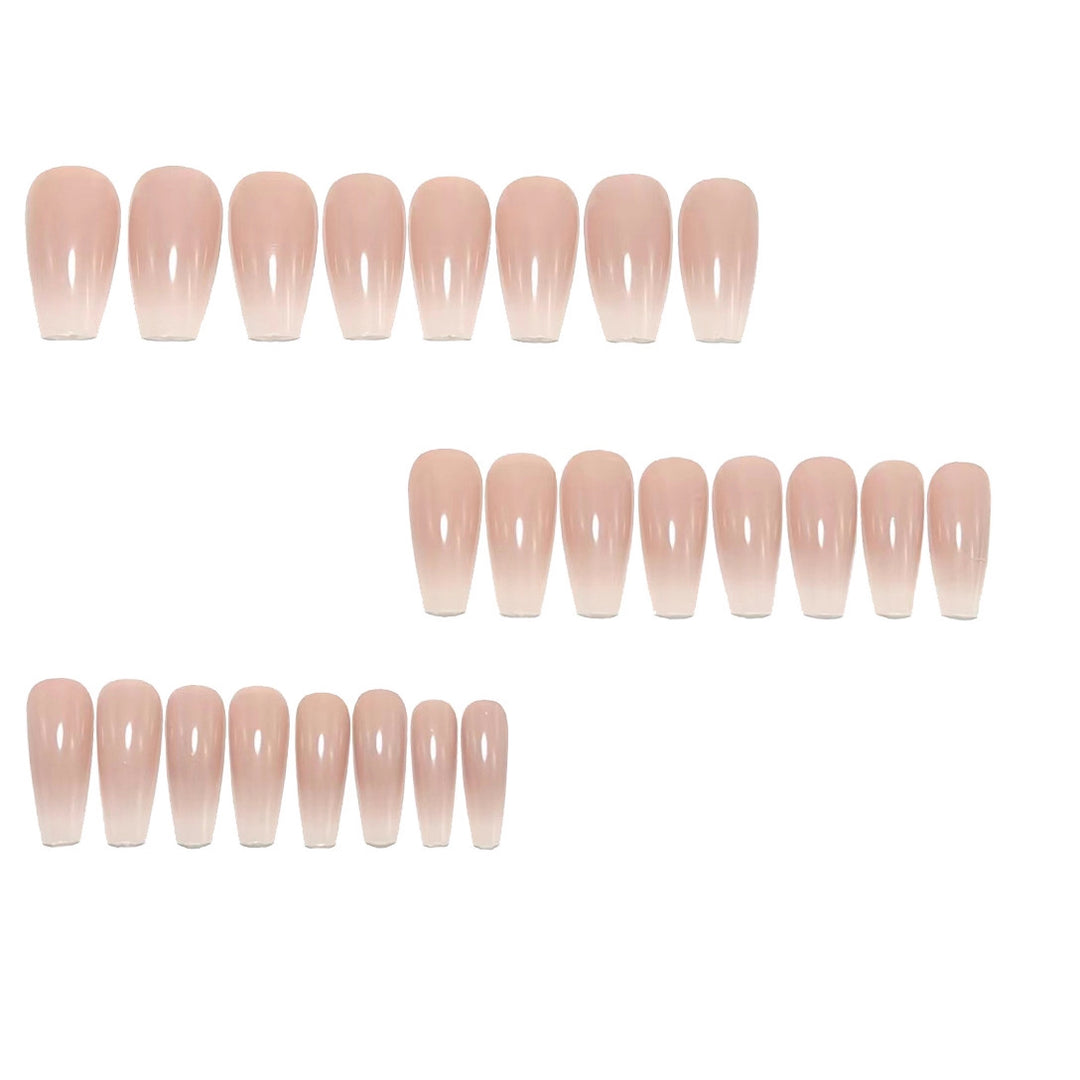 Artificial Nails in Stylish French Design Bowlift