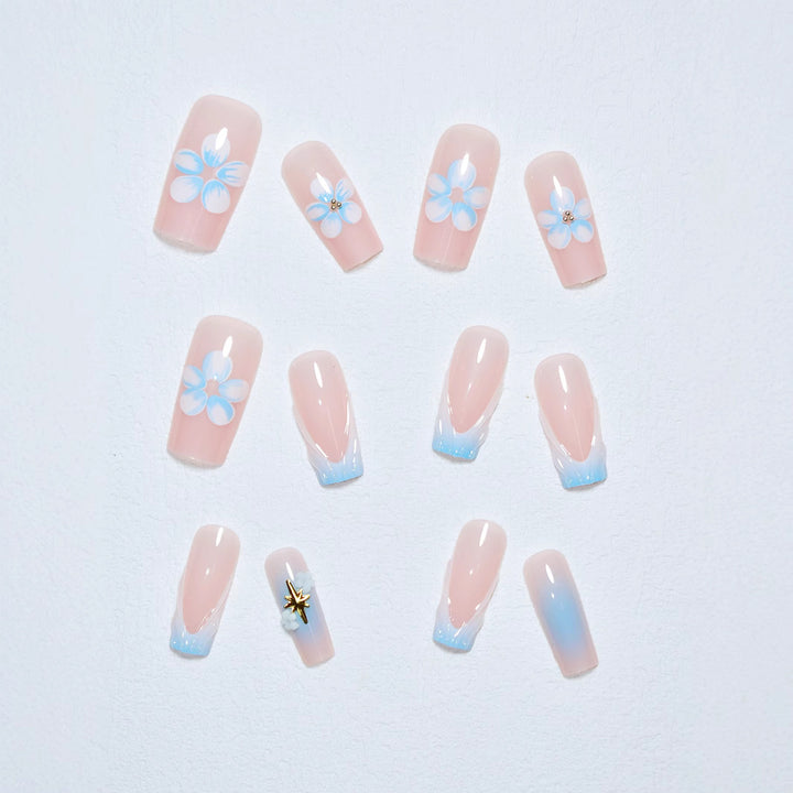 Floral-Embellished Nail Art Extensions Bowlift